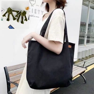 Plain Organic Cotton Canvas Tote Bag with Custom Logo Recycled Shopping Bag