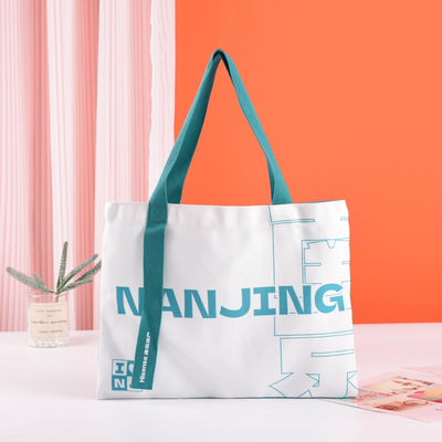 Sublimation Tote Bags Custom Logo Printed for Reusable Large Capacity Canvas Bag