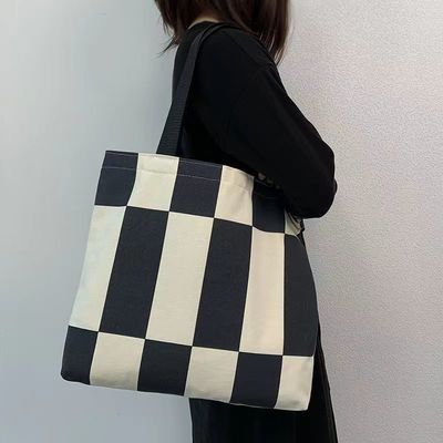 Custom Eco Shopping Bag Large Canvas Cotton Tote Bag for Women's Recycled Weekend Bag