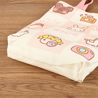 Custom Logo Color Size Recycled Fabrics Mini Canvas Cotton Tote Bag for Women Kids