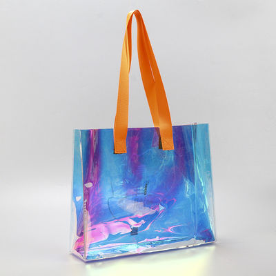 Customized Logo Accepted Waterproof Tote Bag for Women Recycled TPU Shopping Bag