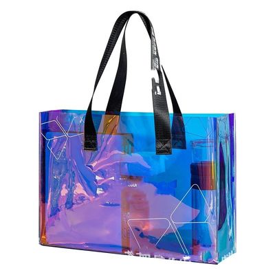 Customized Logo Accepted Waterproof Tote Bag for Women Recycled TPU Shopping Bag