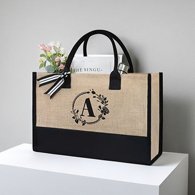 Handled Style Custom Print Cotton Canvas Tote Bag for Eco-friendly Holiday Gift