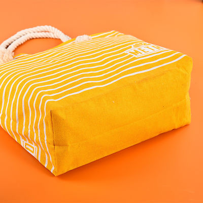 Handled Style Custom Print Cotton Canvas Tote Bag for Eco-friendly Holiday Gift