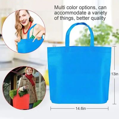 Custom Logo Non Woven Shopping Bag for Reusable Holiday Gift Tote Promotions