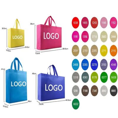 Custom Logo Non Woven Shopping Bag for Reusable Holiday Gift Tote Promotions