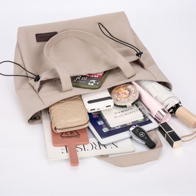 OEM/ODM Acceptable Newest Fashionable Reusable Water-Free Tote Bag for Women Students