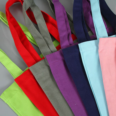 Customized Color Reusable Designer Cloth Canvas Cotton Shopping Tote Bag Eco Friendly