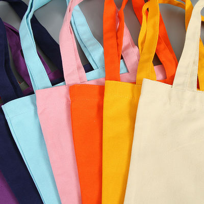 Customized Color Reusable Designer Cloth Canvas Cotton Shopping Tote Bag Eco Friendly
