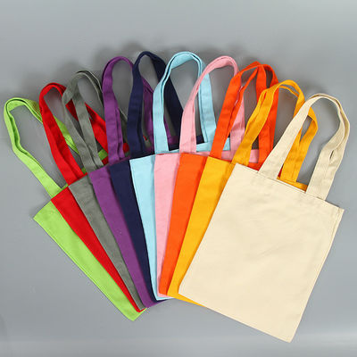 Customized Color Reusable Designer Cloth Canvas Cotton Shopping Tote Bag Eco Friendly