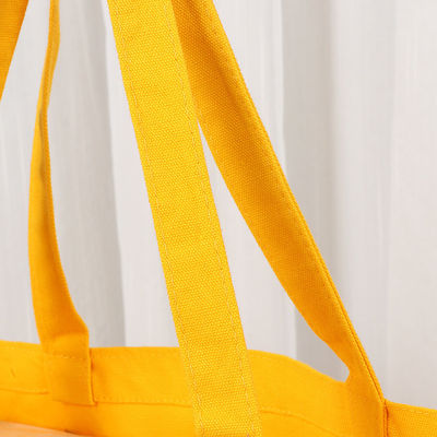 Customized Color Reusable Designer Cloth Canvas Cotton Shopping Tote Bag Eco Friendly