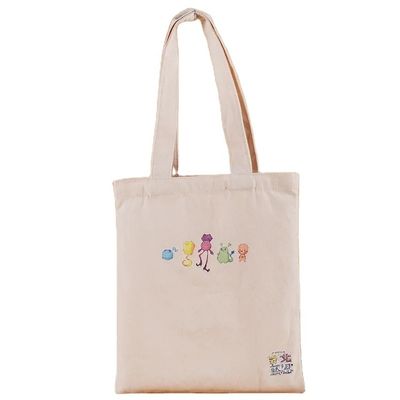 Handled Style Eco-friendly Custom Printed Logo Canvas Cloth Shopping Bag Cotton Tote Bags