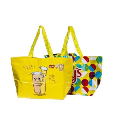 2023 Design Laminated Recyclable PP Woven Tote Bag for Customized Shopping Bag Design