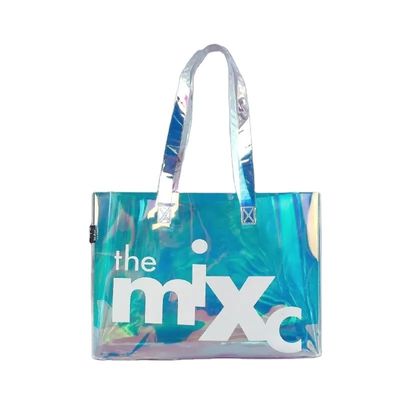Luxury Waterproof Clear Women's Cosmetic Handbag Custom Makeup Pouch Tote Bag with Logo