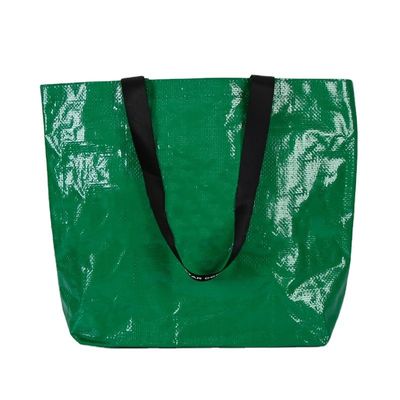 Customized Color Eco Friendly PP Woven Laminated Shopping Tote Bags with Custom Logo