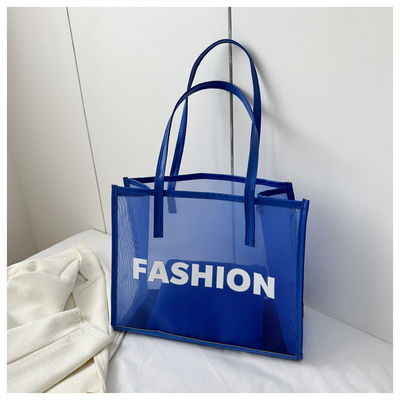 Custom Eco Shopping Bag Custom Design with Logo Reusable Nylon Mesh Beach Tote Bag