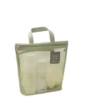 Customized Mesh Toiletry Bag Light Weight Net Bag Small Nylon Mesh for Bathroom Storage