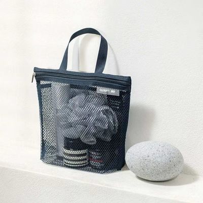 Customized Mesh Toiletry Bag Light Weight Net Bag Small Nylon Mesh for Bathroom Storage