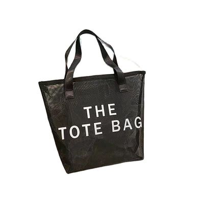 Customized Logo Waterproof Polyester Tote Bag for Shopping and Beach Exploration
