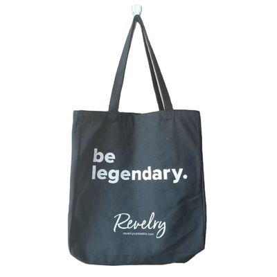 Custom Women Beach Travel and Shopping Grocery Canvas Tote Bag with Letter Pattern