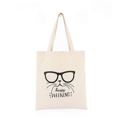Fashion Canvas Shoulder Tote Bag With Custom Logo Shopping Bag for Daily School Life
