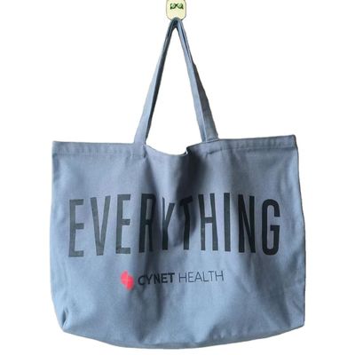 Reusable Custom Printed Eco Recycled Plain Organic Cotton Canvas Tote Bag With Logo