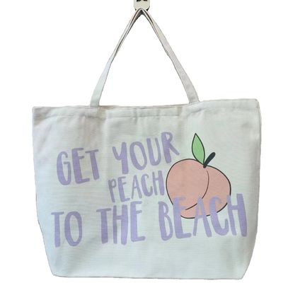 Reusable Custom Printed Eco Recycled Plain Organic Cotton Canvas Tote Bag With Logo