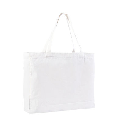 Accepable OEM/ODM Custom Print Logo Reusable Shopping Cotton Canvas Tote Bag