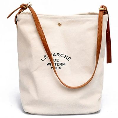 OEM/ODM Acceptable Shopping Bag Custom Heavy Duty Thick Canvas Tote Market Canvas Bag