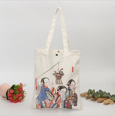 Handled Style 10oz Canvas Tote Bag with Zipper Perfect and Personalization Projects