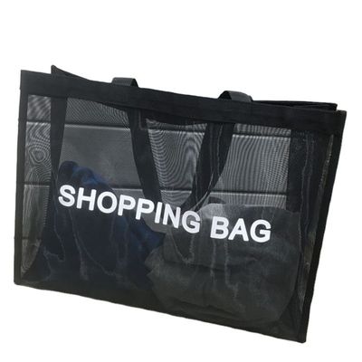 Mesh Shopping Bag Summer Large Capacity Environmental Beach Bag Gym Yoga Shoulder Tote Bag