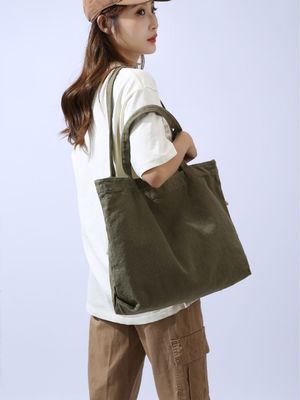 Custom Design Eco-Friendly Organic Cotton Canvas Shopping Bag with Customized Logo