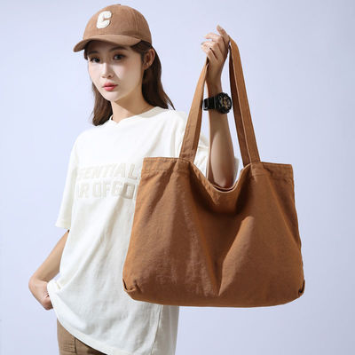 Custom Design Eco-Friendly Organic Cotton Canvas Shopping Bag with Customized Logo