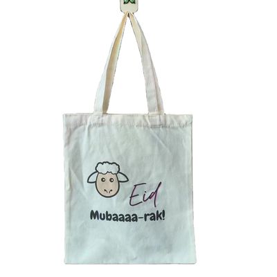 Custom Design Eco-friendly Plain Canvas Tote Shopping Bag with Recycled Material