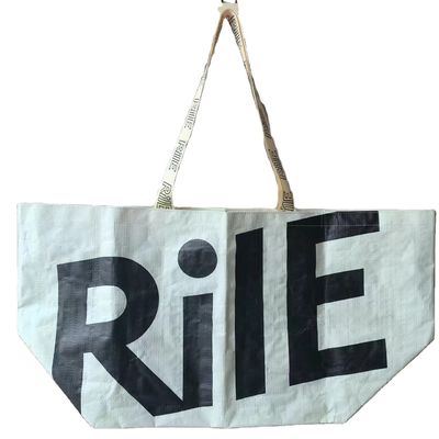 Customized Printing Extra Large Reusable Shopping Tote Matte Laminated PP Woven Bag