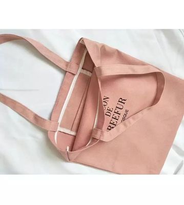 Daily School Life Custom Medium Organic Cotton Canvas Tote Bag for Reusable Shopping