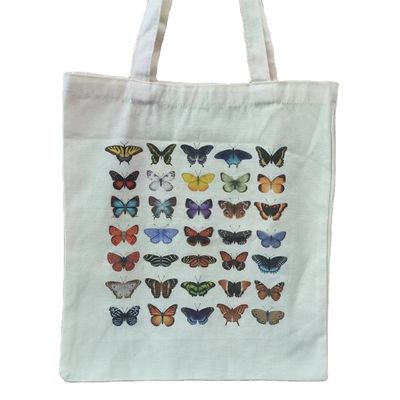 Customized Color Reusable Eco Friendly Polyester Cotton Canvas Grocery Shopping Tote Bag