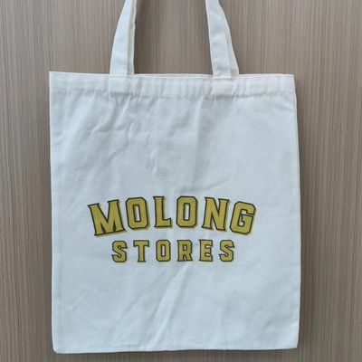 Customized Color Reusable Eco Friendly Polyester Cotton Canvas Grocery Shopping Tote Bag