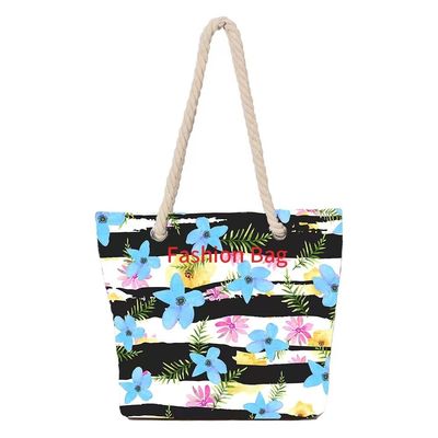 Canvas Large Plain Reusable Shopping Tote Bag Beach Bag with Newest Fashionable Style