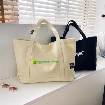 Daily School Life Reusable Organic Shopping Tote Bag Cotton Canvas Bag with Custom Logo