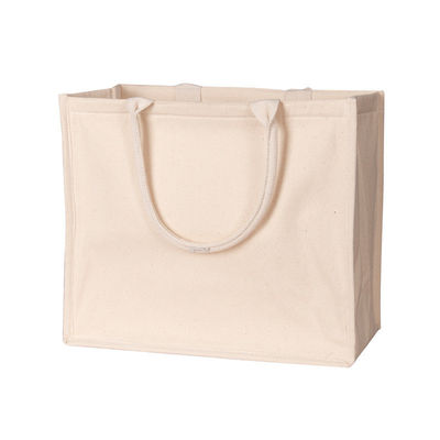 Durable Custom Logo Waterproof Laminated Cotton Canvas Tote Bag for and Shopping Needs