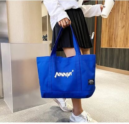 Custom Printed Logo Custom Eco Beach Tote Bag with Handled Style and OEM/ODM Acceptable