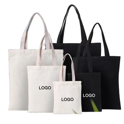12oz Original Cotton Canvas Plain Tote Bag with Customized Logo Eco Friendly Totebag