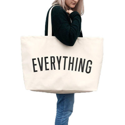 Handled Style Canvas Grocery Tote Bag Perfect for Promoting Your and the Environment
