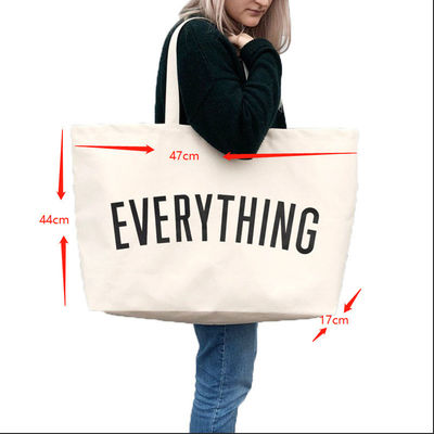 Handled Style Canvas Grocery Tote Bag Perfect for Promoting Your and the Environment