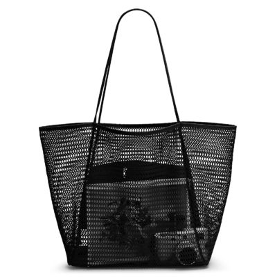 Custom Large Personalized Beach Mesh Tote Bag Handled Style for a Fun Day at the Beach