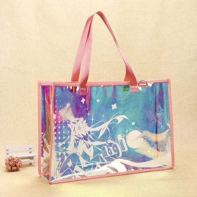 PVC Shopping Tote Bag for Medium Size in Customized Color and Customized Design