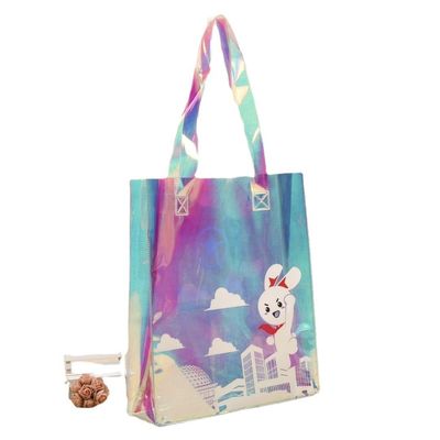 PVC Shopping Tote Bag for Medium Size in Customized Color and Customized Design