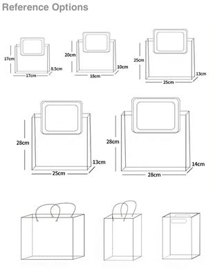 PVC Shopping Tote Bag for Medium Size in Customized Color and Customized Design