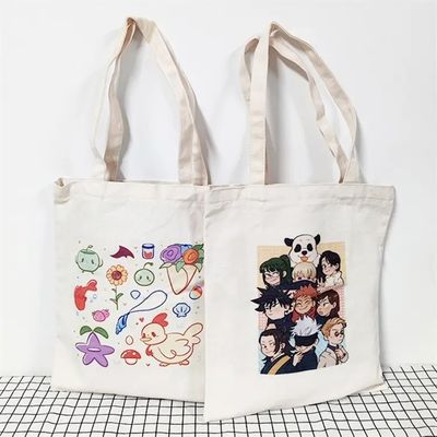 Customized and Eco-Friendly Canvas Tote Bags for Women's Daily School Life